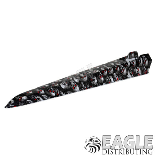 Red Eye Skulls Hydro-Dipped Dragster Body