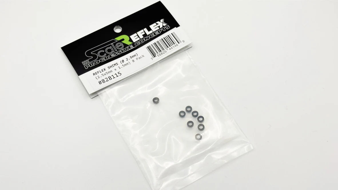Reflex Shims (2.5mm x 5mm x 1.5 thick) 8 Pack [Scale Reflex] 828115