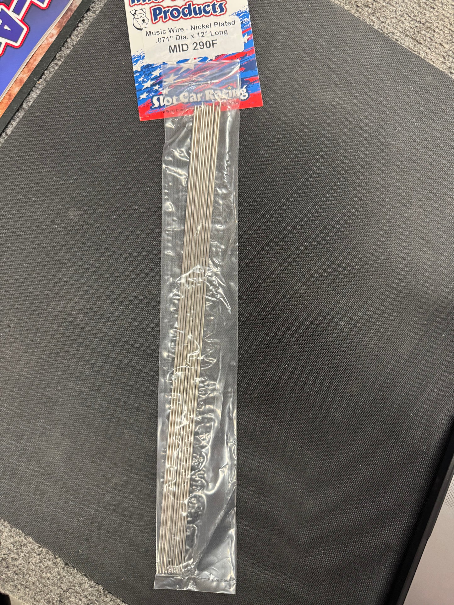 MID 290F Music Wire - Nickel Plated .071" Dia. x 12" Long