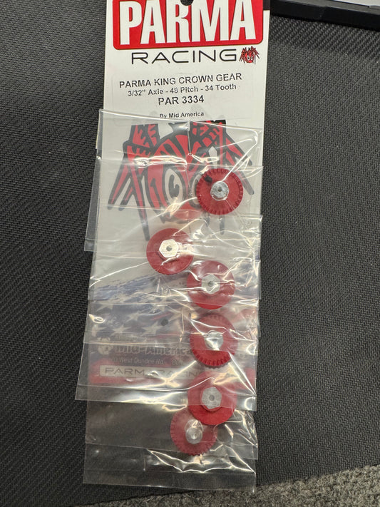 MID 3334 PARMA KING CROWN GEAR FOR 3/32" AXLE 48 PITCH - 33 TOOTH (1 Pc)