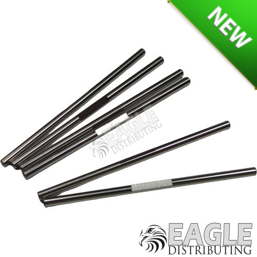 3/32 Axle x 2.175"L Precision Ground Retro / Drag Inline Flatted Axle (6 pcs)