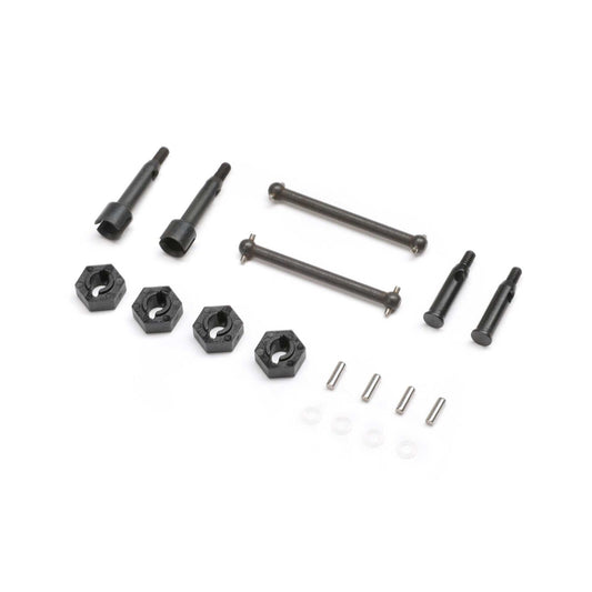 Drive Shafts, Axles, Wheel Hexes: Micro-B/T LOS-1764