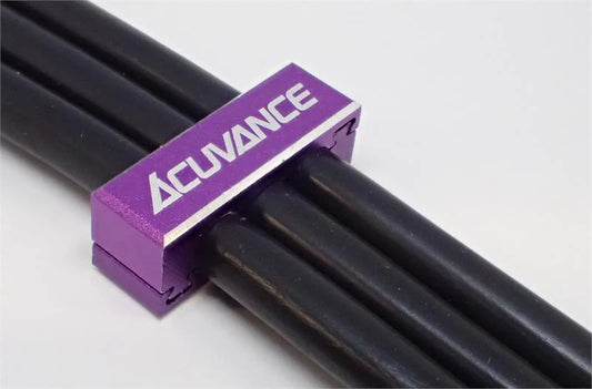 Anodized Aluminum Wire Clamp - Crimp E-Joint Purple 15108