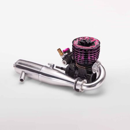 O.S. Speed B21 Ronda Drake Edition 2 3.49cc Nitro Engine with Muffler Set