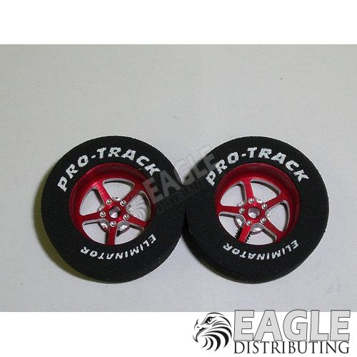 3/32 x 1 1/16 x .300 Red Pro Star Drag Wheels