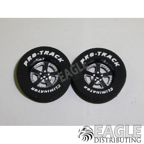 3/32 x 1 1/16 x .300 Black Evolution Drag Wheels
