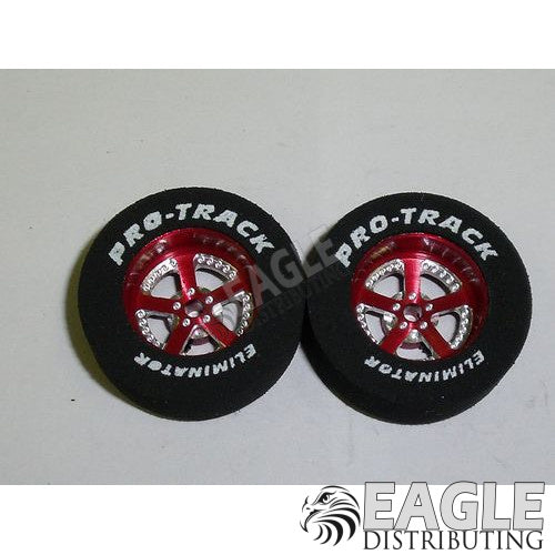3/32 x 1 1/16 x .300 Red Evolution Drag Wheels