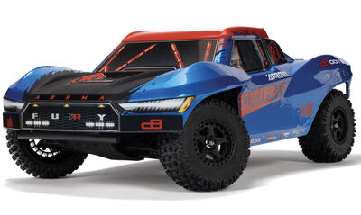 ARRMA 1/10 FURY 223S DSC 2WD RTR Brushless Short Course Truck, Blue