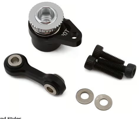 Hot Racing Arrma Grom Aluminum Servo Saver Set (Black) (20T)