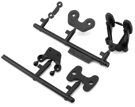 Team Associated RC10B7 Rear Wing & Body Mounts Set ASC92417
