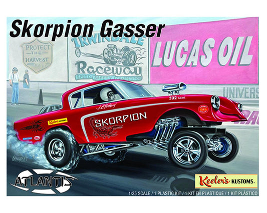 Atlantis Toy and Hobby Inc. Keelers Kustom's Skorpion Gasser '53 Studebaker 1/25 Model Kit
