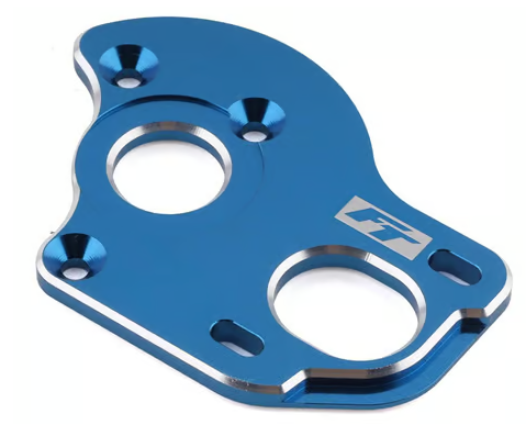 Team Associated RC10B6.1 Factory Team Laydown/Layback 3.5mm Motor Plate (Blue) ASC91907