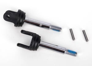 TRAXXAS Stub axles, rear, heavy duty (2)/pins (2)