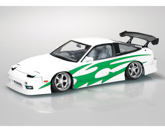 Aoshima 1/24 Tuned Car #98 Uras RPS13 Nissan 180SX '96 Ver.2 Plastic Model Kit