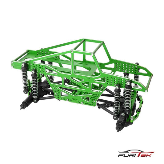 Furitek 1/24 Rampart CNC Machined Monster Truck Full Chassis Kit (Green)