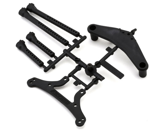 Team Associated RC10TC8 Front Bumper & Body Post Set