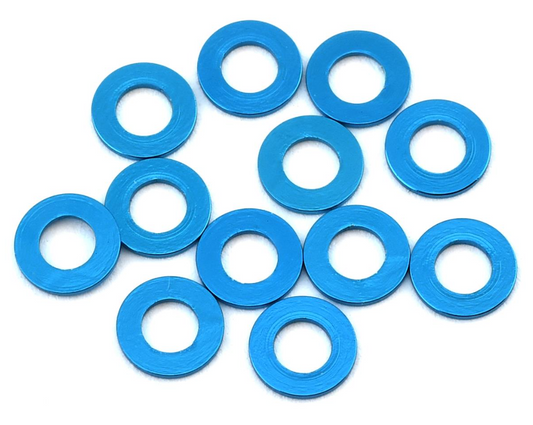 1UP Racing 3x6mm Precision Aluminum Shims (Blue) (12) (1mm) 1UP80313