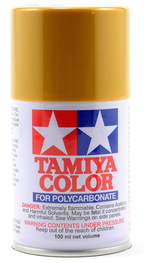 Tamiya PS-56 Mustard Yellow Lexan Spray Paint (100ml) TAM86056