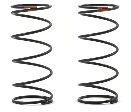 Team Associated 12mm Front Shock Spring (2) (Orange/5.10lbs) (44mm Long)