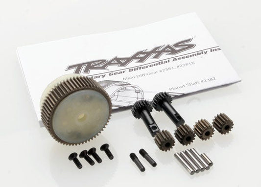 TRAXXAS Planetary gear differential with steel ring gear (complete) (fits Bandit, Stampede , Rustler )