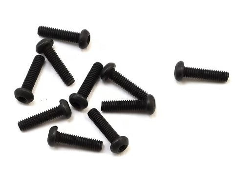 Team Associated 2.5x10mm Button Head Hex Screws (10) ASC31522
