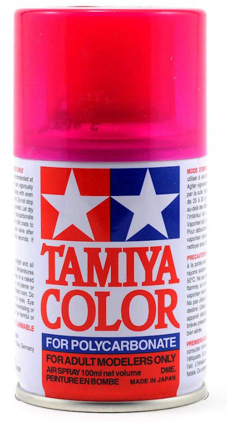 Tamiya PS-40 Translucent Pink Lexan Spray Paint (100ml) TAM86040