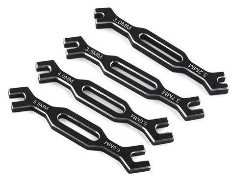 ProTek RC Aluminum Turnbuckle Wrench Set (3, 3.2, 3.5, 3.7, 4, 5, 5.5 & 6mm) PTK-2034