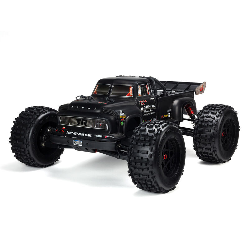 ARRMA NOTORIOUS 6S 4WD BLX 1/8 Stunt Truck RTR Black BLACK