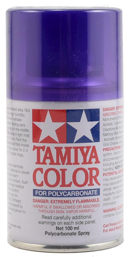 Tamiya PS-45 Translucent Purple Lexan Spray Paint (100ml) TAM86045