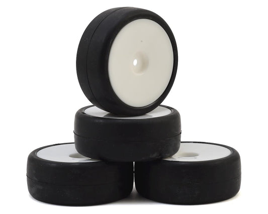 Contact Pre-Mounted A30 Carpet Spec 1/10 Touring Car Tires (White) (4) (A30)