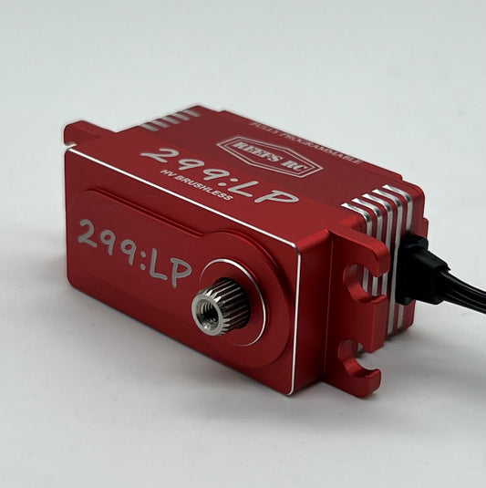 REEFS 299LP Special Edition Red High Speed High Torque Low Profile Brushless Servo .0.57/313 @8.4V  SEHREEFS130