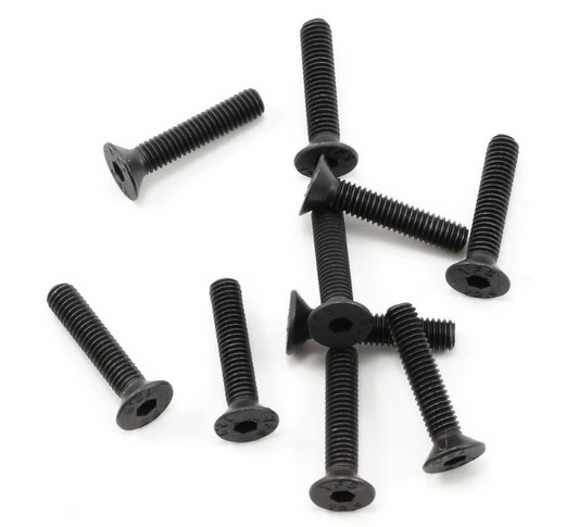 ProTek RC 3x15mm "High Strength" Flat Head Screws (10)