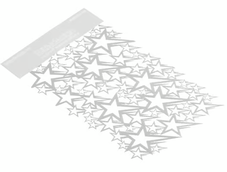 Bittydesign Vinyl Paint Stencil (Stars V1) BDYSTC-011