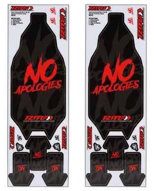 JConcepts AE B6.4/B6.4D "No Apologies" Precut Chassis Protective Sheet (2) (RM2)