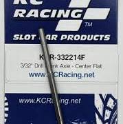 3/32” Drill Blank Rear Axle - w/Flat