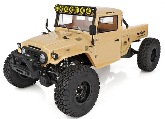 Team Associated Element RC Enduro Zuul Trail Truck 4x4 RTR 1/10 Rock Crawler (Tan) w/2.4GHz Radio ASC40124