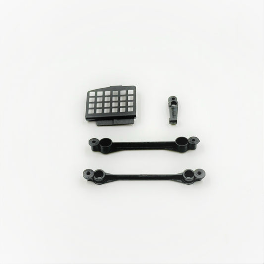 1RC Body Mounts & Window Net, 1/18 Asphalt LM 1RC2056
