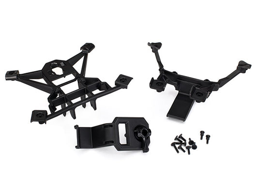 Body mounts, front & rear/ 3x15mm BCS (4)/ 3x12mm