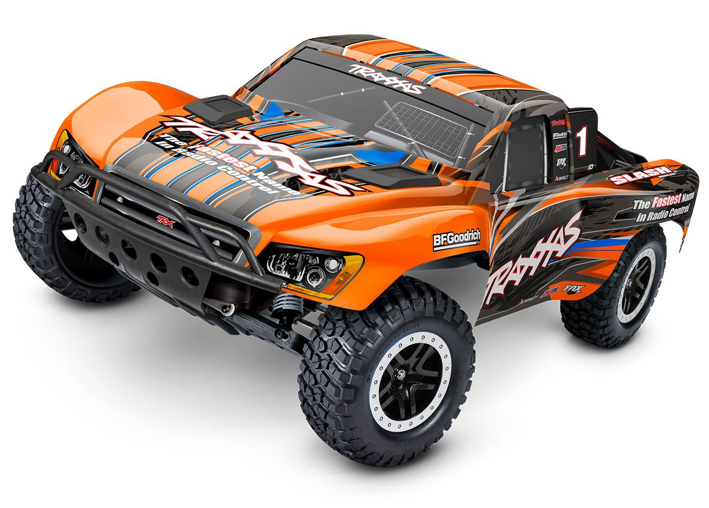 TRAXXAS Slash 2WD BL-2s: 1/10 Scale Short Course Truck ORANGE 58134-ORNG