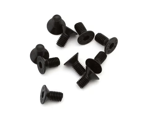 EcoPower 3mm "High Strength" Steel Flat Head Screws (10) (3x6mm)