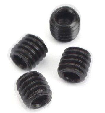 Dubro 4mm x 4 SOCKET SET SCREWS 2170