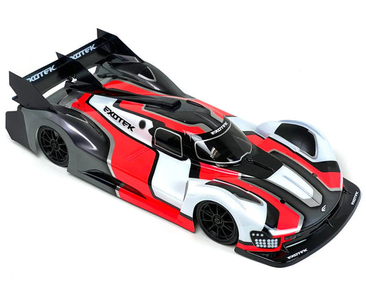 Exotek 499Hyper Low Profile Touring Car Body w/Wing (Clear) (Lightweight) (190mm)