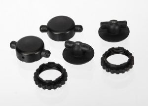 TRAXXAS Caps & spring retainers, GTR shocks (upper cap (2), upper retainer (2), lower retainer (2))