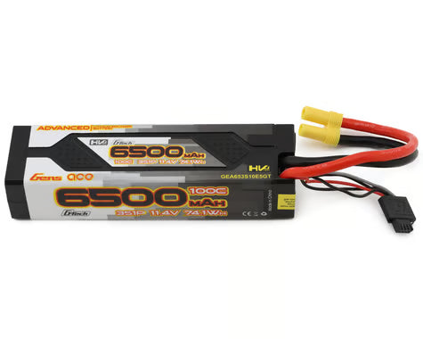 Gens Ace 3S 100C G-Tech Advanced Smart LiHV Hardcase Battery (11.4V/6500mAh) w/EC5 Connector