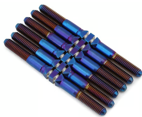 Whitz Racing Products HyperMax RC10B7/B7D 3.5mm Titanium Turnbuckles (Blue) (6) WRP-AEB7-HM4