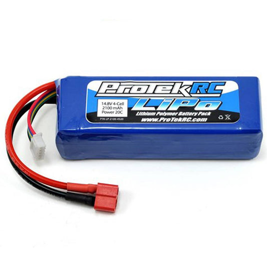 ProTek RC 4S LiPo 20C Battery Pack (14.8V/2100mAh) (Starter Box)