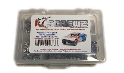 RC SCREWS SS Screw Set-ASC RC10 SC5M