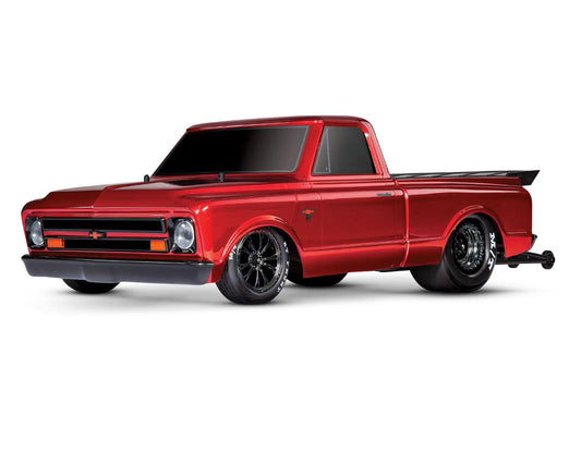 Traxxas Drag Slash 1/10 2WD RTR No Prep Truck w/1967 Chevrolet C10 Body w/TQi 2.4GHz Radio & TSM Red