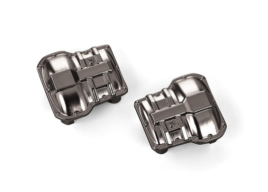 TRAXXAS TRX4M AXLE COVER (2) BLACK CHROME