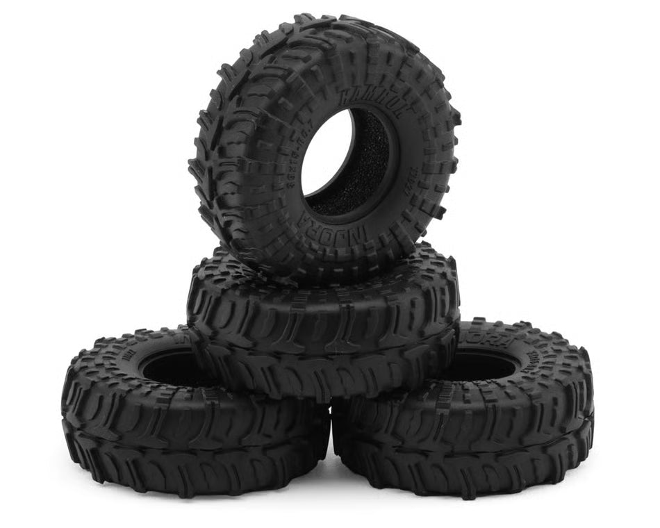 njora Axial SCX30 0.7" Hamrok Micro Rock Crawler Tires (4) (39mm OD) (S5)